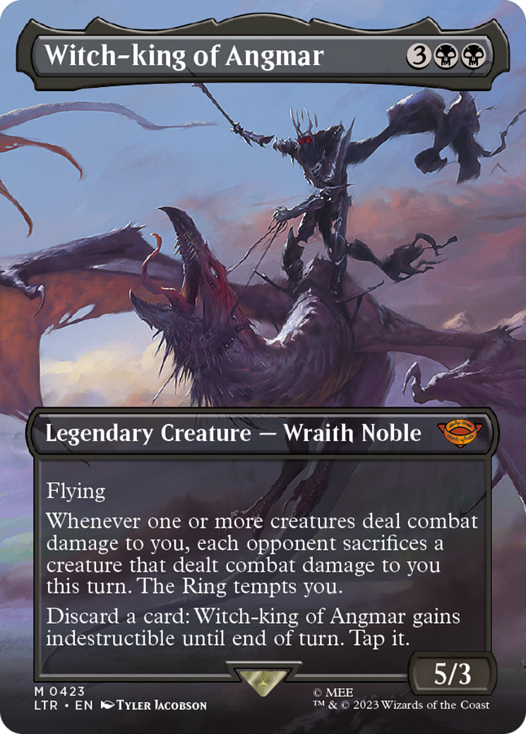 Witch-king of Angmar (Borderless) (LTR-423) - The Lord of the Rings: Tales of Middle-earth (Borderless)