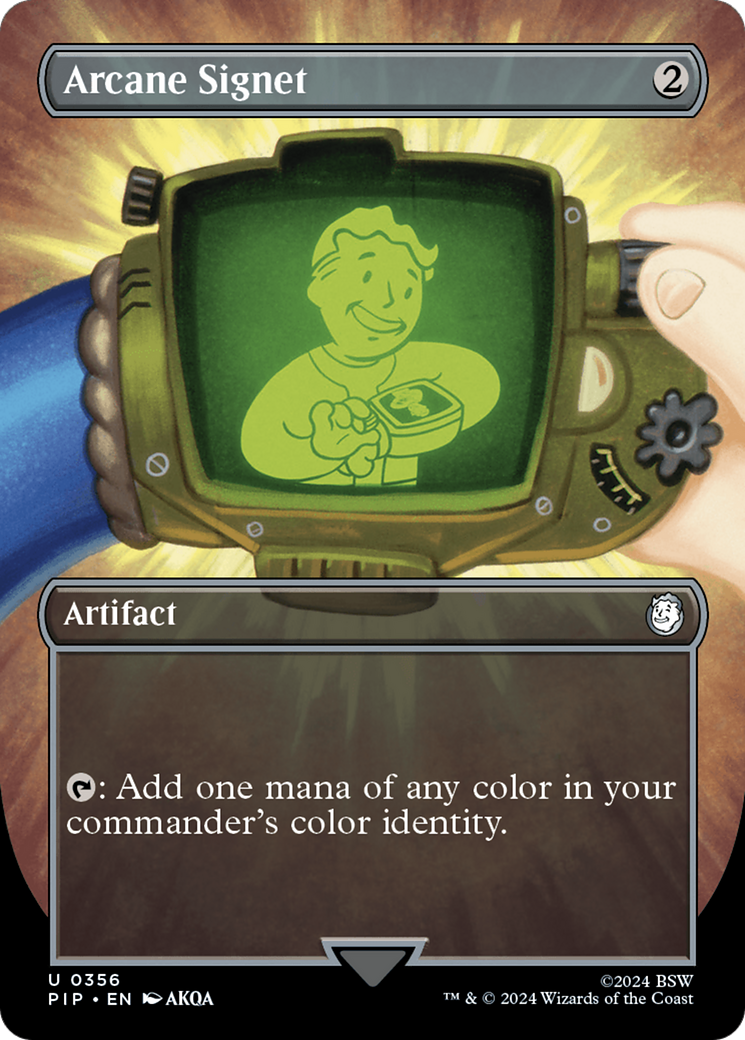 Arcane Signet (Borderless) (PIP-356) - Fallout (Borderless)