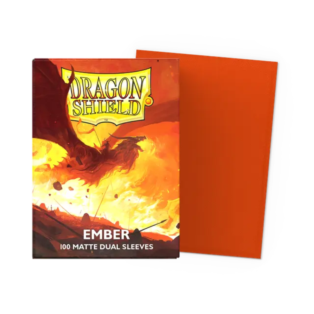 Dragon Shield Sleeves: Ember Dual Matte