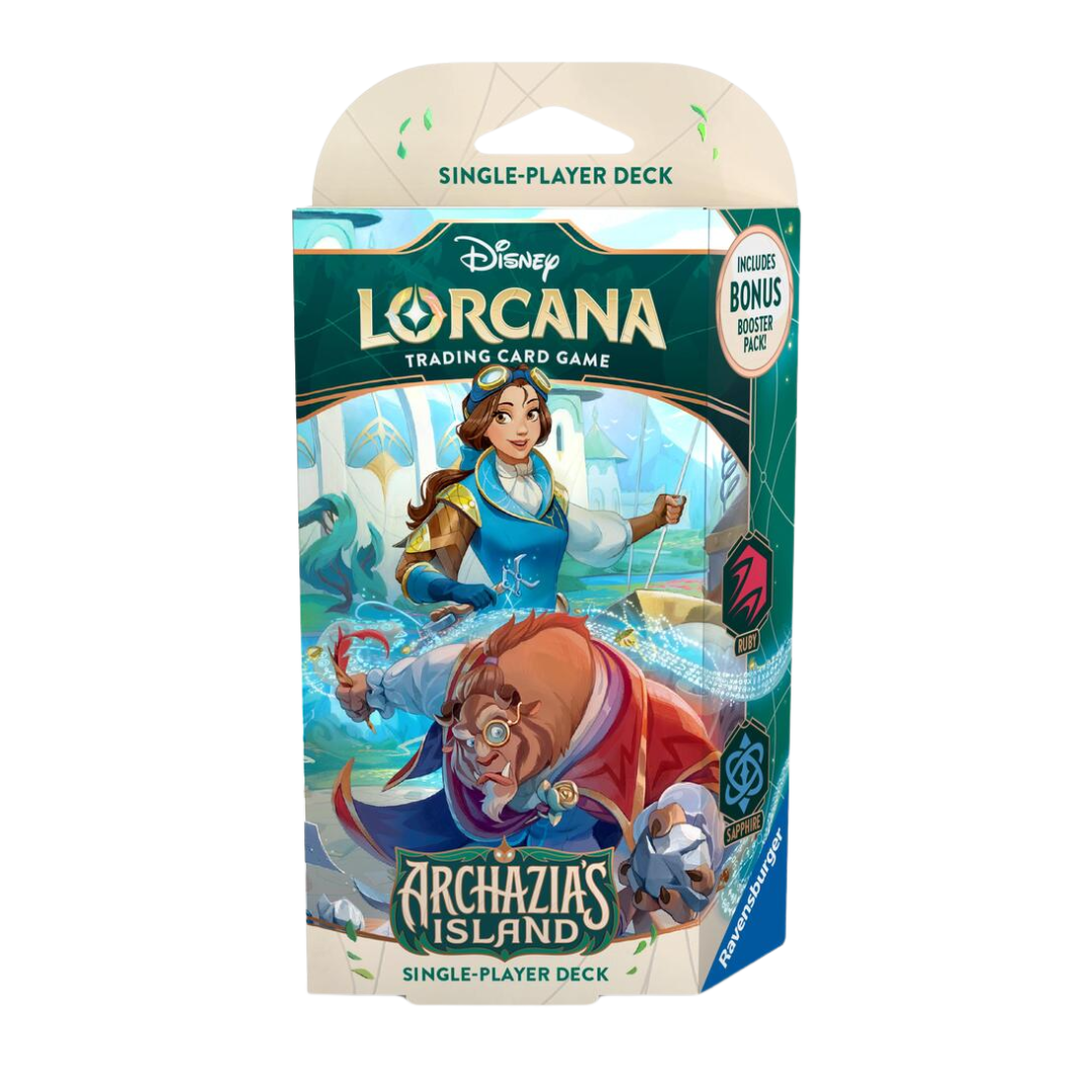 Disney Lorcana: Archazia's Island Starter Deck (Ruby & Sapphire)