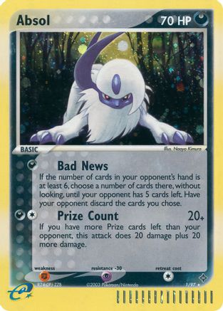 Absol/97 - Dragon Reverse Holofoil