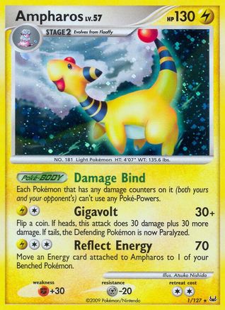 Ampharos/127 - Platinum Reverse Holofoil
