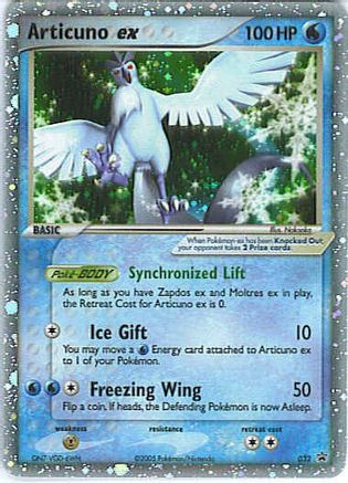 Articuno ex - 032 (EX Collector's Window Tins)/40 - Nintendo Promos Holofoil