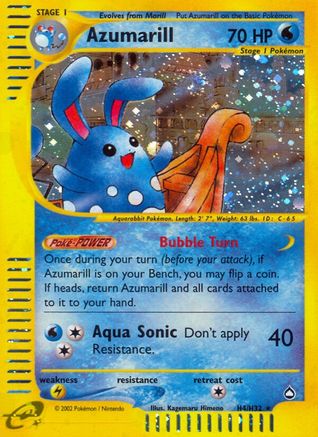 Azumarill (H4)/147 - Aquapolis Holofoil