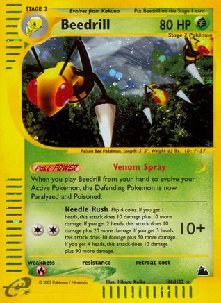 Beedrill (H4)/144 - Skyridge Holofoil