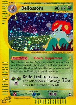 Bellossom (H5)/147 - Aquapolis Holofoil