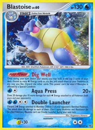 Blastoise/127 - Platinum Holofoil