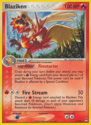 Blaziken/108 - Power Keepers Reverse Holofoil