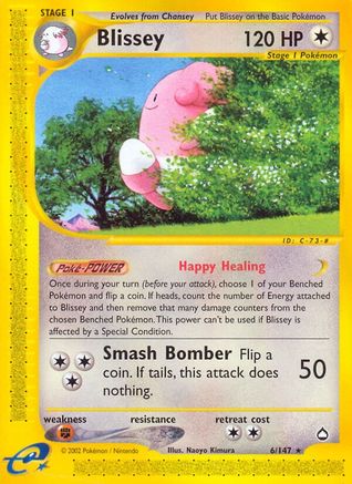 Blissey/147 - Aquapolis Reverse Holofoil