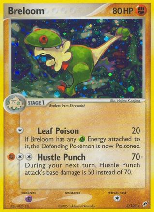 Breloom/107 - Deoxys Reverse Holofoil