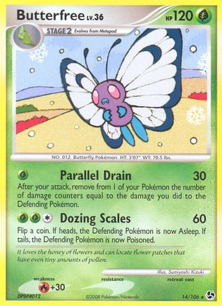 Butterfree/106 - Great Encounters Reverse Holofoil