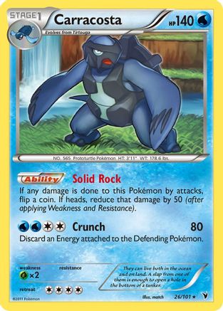 Carracosta/101 - Noble Victories Reverse Holofoil