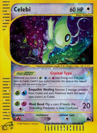 Celebi/144 - Skyridge Holofoil