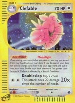 Clefable (7)/165 - Expedition Reverse Holofoil