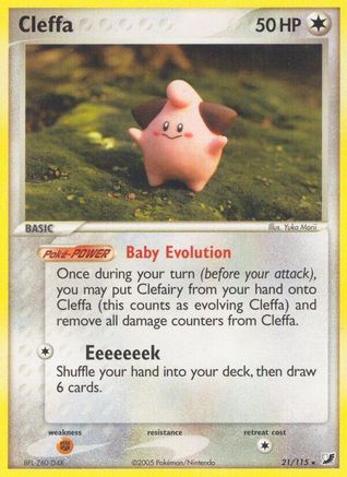 Cleffa/115 - Unseen Forces Reverse Holofoil
