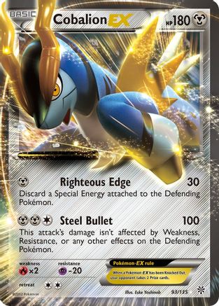 Cobalion EX/135 - Plasma Storm Holofoil
