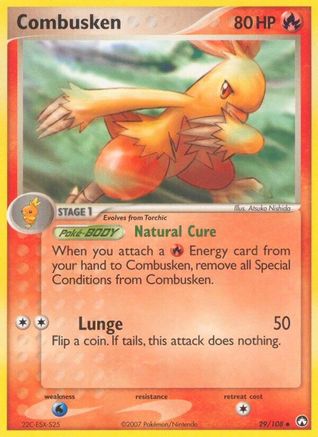 Combusken/108 - Power Keepers Reverse Holofoil