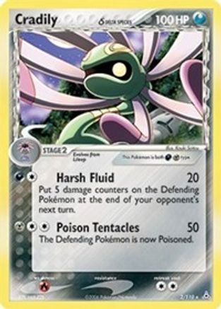 Cradily (Delta Species)/110 - Holon Phantoms Reverse Holofoil