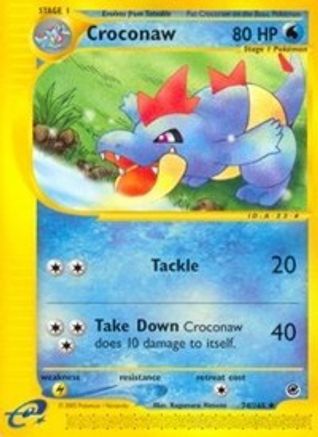 Croconaw/165 - Expedition Reverse Holofoil