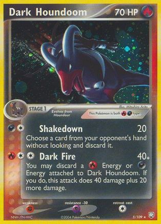 Dark Houndoom - 005/109/109 - Team Rocket Returns