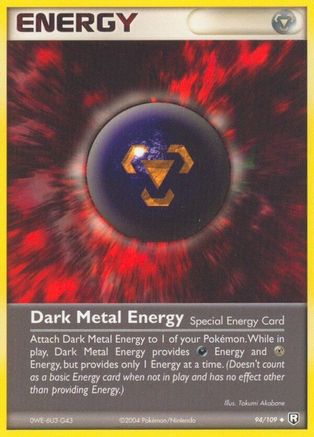 Dark Metal Energy/109 - Team Rocket Returns Reverse Holofoil