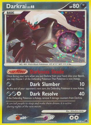 Darkrai/100 - Majestic Dawn Holofoil