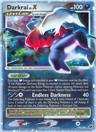Darkrai LV.X/106 - Great Encounters Holofoil