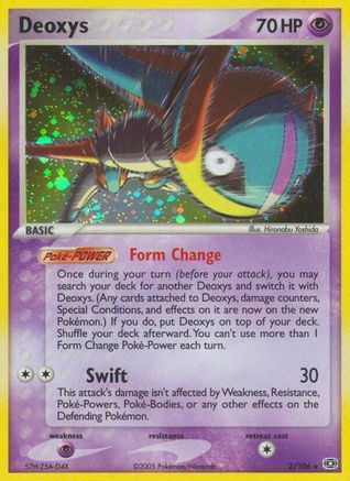 Deoxys (Speed Forme)/106 - Emerald Holofoil