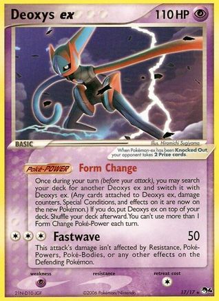 Deoxys ex/17 - POP Series 4 Holofoil