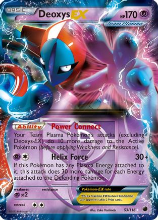 Deoxys EX (Team Plasma)/116 - Plasma Freeze Holofoil