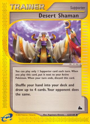 Desert Shaman/144 - Skyridge Reverse Holofoil