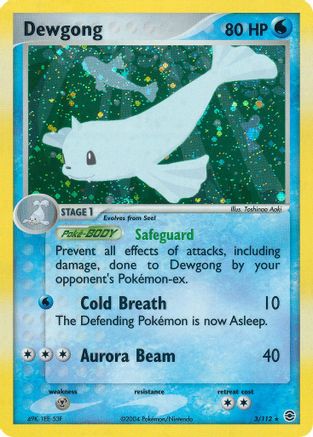 Dewgong/112 - FireRed & LeafGreen Reverse Holofoil