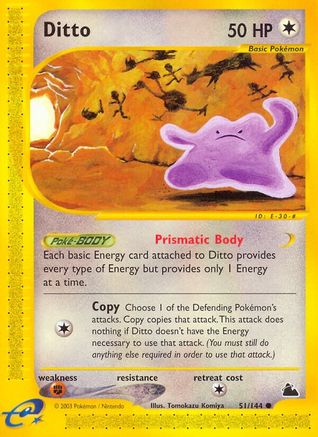 Ditto/144 - Skyridge Reverse Holofoil