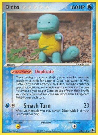 Ditto - 040/113 (Squirtle)/113 - Delta Species