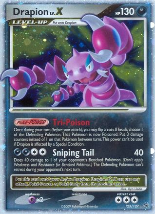 Drapion LV.X/127 - Platinum Holofoil