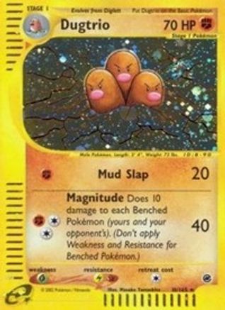 Dugtrio (10)/165 - Expedition Reverse Holofoil