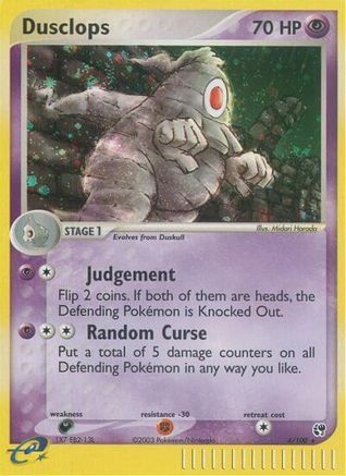 Dusclops/100 - Sandstorm Holofoil