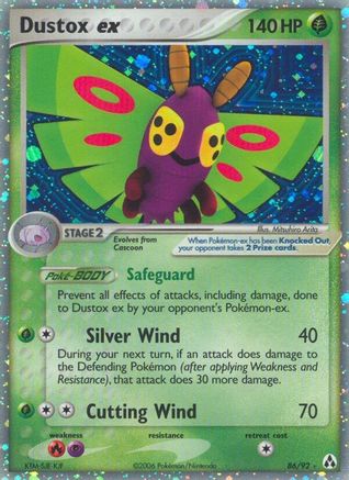 Dustox ex/92 - Legend Maker Holofoil
