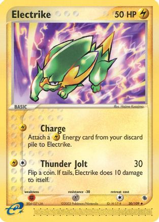 Electrike - 30/109/109 - Ruby and Sapphire Reverse Holofoil