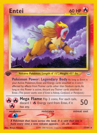 Entei (17) 17/64 - Neo Revelation Unlimited