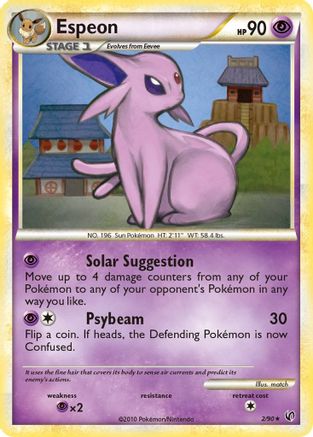 Espeon/90 - Undaunted Holofoil
