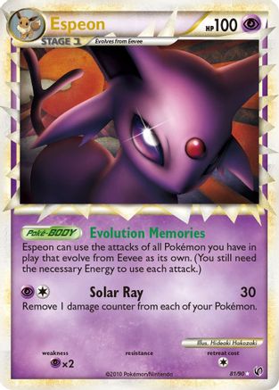 Espeon (Prime)/90 - Undaunted Holofoil