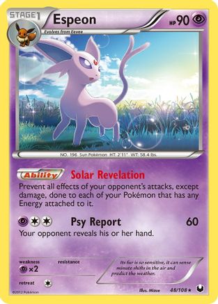 Espeon/108 - Dark Explorers Reverse Holofoil