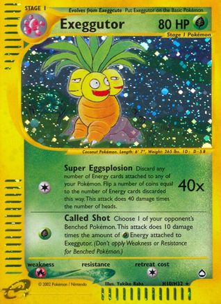Exeggutor (H10)/147 - Aquapolis Holofoil