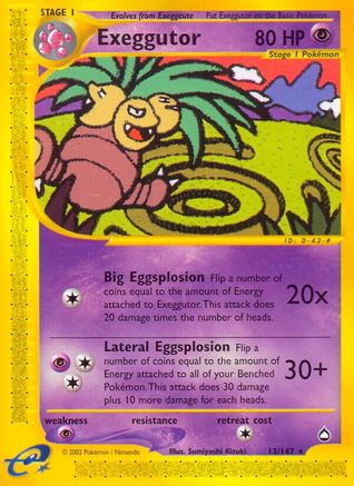 Exeggutor (13)/147 - Aquapolis