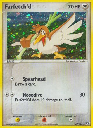 Farfetch'd (Secret Rare)/106 - Emerald Holofoil