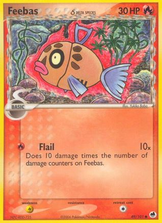 Feebas (Delta Species) 49/101 - Dragon Frontiers