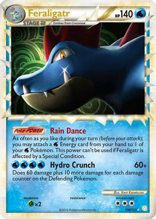 Feraligatr (Prime)/123 - HeartGold SoulSilver Holofoil
