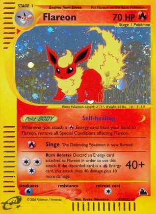 Flareon (H7)/144 - Skyridge Holofoil