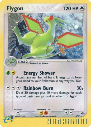 Flygon - 4/97/97 - Dragon Holofoil